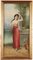 H. Waldek, Figura femenina, siglo XIX, óleo sobre lienzo, enmarcado, Imagen 1