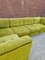 Mid-Century Modular Lime Green Striped Sofa, 1960s 2