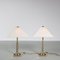 Brass & Chrome Table Lamps from Sölken Leuchten, Germany, 1970s, Set of 2 2