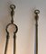 Brass Fireplace Tools on Stand, 1970s, Set of 5 8
