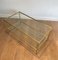 Vintage Coffee Table in Brass from Maison Jansen, 1940s, Image 12