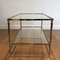 Vintage Coffee Table in Brass from Maison Jansen, 1940s, Image 7