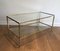Vintage Coffee Table in Brass from Maison Jansen, 1940s, Image 1