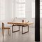 Office Desk Table in Wood and Steel by Bodil Kjær for Karakter 6