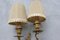 French Wall Lamps in Brass, 1960s, Set of 2, Image 3