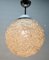 Mid-Century Scandinavian Pendant Light with Acrylic Optical Shade, 1960, Image 2