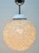 Mid-Century Scandinavian Pendant Light with Acrylic Optical Shade, 1960 5