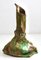 Oraganis Vase aus brauner und grüner Keramik, 1930 3