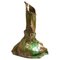 Oraganis Vase aus brauner und grüner Keramik, 1930 1
