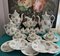 Antique Hand Painted Tea Service with Flowers, Set of 21 1