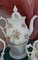 Antikes handbemaltes Teeservice mit Blumen, 21er Set 9