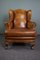 Vintage Club Chair with Wingback in Sheep Leather 2