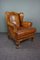 Vintage Club Chair with Wingback in Sheep Leather 6