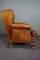 Vintage Club Chair with Wingback in Sheep Leather 5