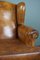 Vintage Club Chair with Wingback in Sheep Leather, Image 12