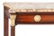 French Empire Console Table in Mahogany with Marble Top, 1860 6