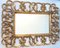 Specchio gotico dorato con cornice in vetro dorato, Immagine 3