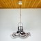 Original Murano Glass Brown Pendant Lamp Flower by AV Mazzega, Italy, 1970s, Image 12
