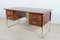 Bauhaus Freestanding Chrome & Bubinga Desk, 1960s 3
