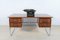 Bauhaus Freestanding Chrome & Bubinga Desk, 1960s, Image 5