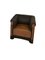 Art Deco French Club Chair with Faux Leather Seat 6