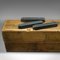 Englische Stahl Ingenieure Buchstabe Punch Blocks, 1890er, 2er Set 6