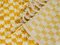 Tiny Berber Teppich in Lemon Check, 2010er 7