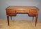 Large Flat Desk in Mahogany and Brass, Image 11