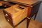 Large Flat Desk in Mahogany and Brass 4