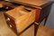 Large Flat Desk in Mahogany and Brass, Image 4