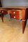 Large Flat Desk in Mahogany and Brass, Image 5