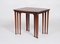 Danish Nesting Tables in Rosewood from Møbel Intarsia, 1960s, Set of 3, Image 5