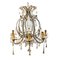 Italian Chandelier with Large Tear Drops, 1950s 5