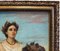 Retrato de mujer, década de 1800, óleo sobre lienzo, enmarcado, Imagen 3