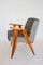 Vintage Black & White 366 Easy Chair attributed to Józef Chierowski, 1970s, Image 8