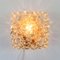 Mid-Century Amber Bubble Glass Flush Mount or Sconce attributed to Helena Tynell for Limburg, Germany, 1970s 5