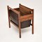 1960s Danish Leather Magazine Rack 3