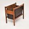 1960s Danish Leather Magazine Rack, Image 4