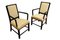 Secession Armchairs in Ivory, 1890s, Set of 2 1