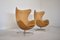 Chaises Egg par Arne Jacobsen pour Fritz Hansen, 1960s, Set de 2 2