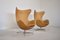 Egg Chairs by Arne Jacobsen for Fritz Hansen, 1960s, Set of 2 6