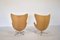 Egg Chairs by Arne Jacobsen for Fritz Hansen, 1960s, Set of 2 8