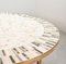 Berthold Muller Style Mosaic Coffee Table on Brass Base with Greytones Marble Top, 1960s 8