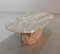Oval Coffee Table in Marble with Faceted Top 5