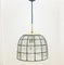 Mid-Century Iron Structured Glass Ceiling Lamp from Limburg, Germany, 1960s 2
