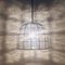 Lampada da soffitto Mid-Century in vetro e ferro di Limburg, Germania, anni '60, Immagine 7