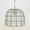Mid-Century Iron Structured Glass Ceiling Lamp from Limburg, Germany, 1960s, Image 1
