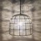 Mid-Century Iron Structured Glass Ceiling Lamp from Limburg, Germany, 1960s 6