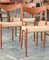 GS 60 Chairs in Teak & Rope by Arne Wahl Iversen, 1960s, Set of 4, Image 18