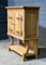 French Bleached Oak Gothic Cupboard, 1920s 12